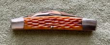 Custom Bill Simons Jigged Bone Large 4 Blade Congress Knife Mint