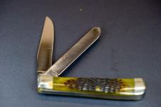 1992 Case Classic Case Brothers Gowanda NY 6254 Green / Olive Bone Trapper – 1 of 100