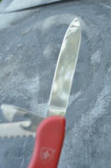 Victorinox Swit. 11mm/4 1/4" 1980s Stored 7 Functions Missing Toothpick Mirror Polish Never Honed