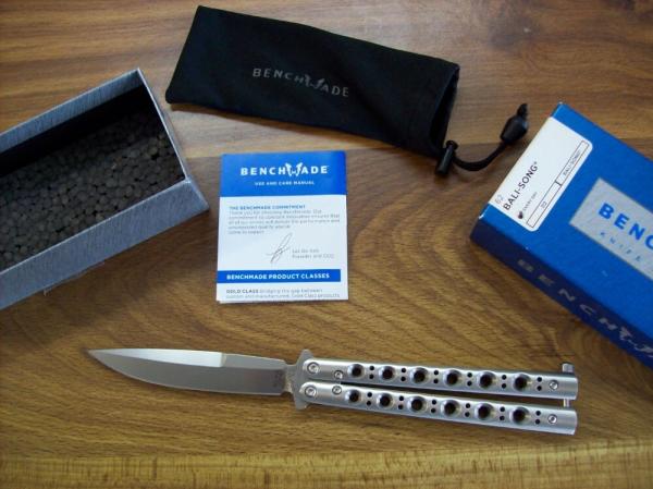 Benchmade Bali-Song Rare Discontinued Model # 62 UNUSED Orig. Box Pouch Paper