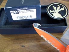 Microtech Combat Troodon Rare Rescue Knife Blaze Orange M390 01/2023 UNUSED Box Papers