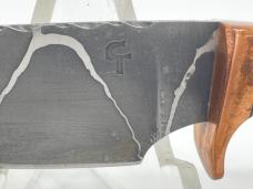 CARY THOMAS Custom Handmade 3 Finger Spalted Maple Utility Knife w/ Sheath