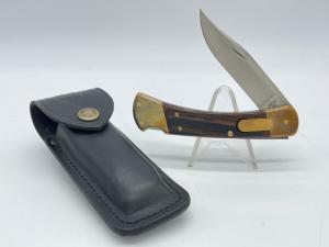 BUCK USA 110 Automatic Folding Hunter Lockback w Sheath