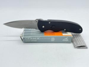 GERBER No 22-07161 Assisted Serrated Edge Fast Draw Lever Lock w OMP Box