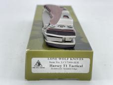 LONE WOLF KNIVES LC17300-SER Harsey T1 Tactical Rosewood Liner Lock w/ OMP Box