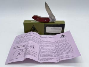 LONE WOLF KNIVES USA LM21800 Burl Wood Paul Presto Folder w/ OMP Box