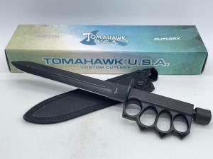 TOMAHAWK USA 17 XL1452 China Black Trench Knife w/ Sheath in OMP Box