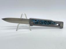 2022 REATE KNIVES EXO Artic Storm Double Edge Spear Point Gravity OTF w/ OMP Box