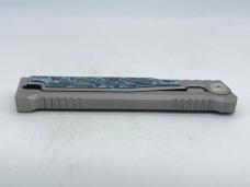 2022 REATE KNIVES EXO Artic Storm Double Edge Spear Point Gravity OTF w/ OMP Box