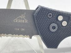 GERBER USA No. 22-07158 Emerson Alliance Black G10 Serrated Auto w/ OMP & Sheath