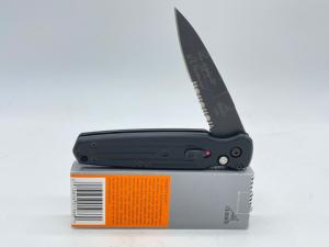 GERBER USA 22-01966 Black Applegate-Fairbairn Half Serrated Covert Auto w/ OMP Box