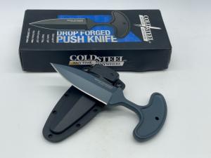 COLD STEEL TAIWAN Drop Forged Push Knife w Sheath IN OMP Box