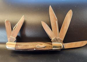 Frank Buster Celebrated Cutlery Fightn Rooster 6 Blade