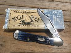 Case XX 1999 Mini Copperlock Navy Blue Pocket Worn Gorgeous!