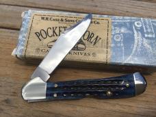 Case XX 1999 Mini Copperlock Navy Blue Pocket Worn Gorgeous!