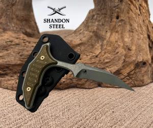 Microtech amp Bastinelli Bee Marfione Select w Bronze Titanium Handles amp Bronze Hardware 218-10APMS2