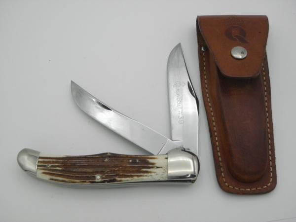 Queen Cutlery Model #39 Folding Hunter, Q Steel (stainless): 5 ¼” folding hunter 