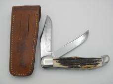 Queen Cutlery Model #39 Folding Hunter, Q Steel (stainless): 5 ¼” folding hunter 