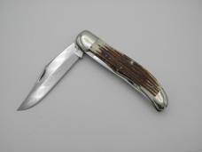 Queen Cutlery Model #39 Folding Hunter, Q Steel (stainless): 5 ¼” folding hunter 