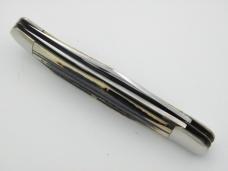 Queen Cutlery Co. #39 Two Blade Folding Hunter in Winterbottom Bone: 5 1/4” closed; 1961