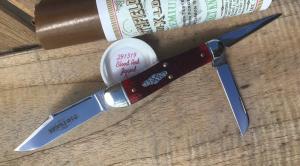 Great Eastern Cutlery Northfield 291319 Stockyard Whittler Blood Red Jig Gorgeous!
