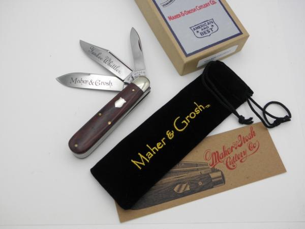Maher & Grosh #498 The Yankee Whittler by Great Eastern; 3 3/4” closed, cocobolo
