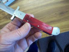 Hubertus Guardian Solingen, Germany Very Rare Red Bone Swing Guard UNUSED W/Box