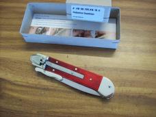 Hubertus Guardian Solingen, Germany Very Rare Red Bone Swing Guard UNUSED W/Box