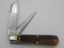 Maher & Grosh #740 Farmers Favorite by Great Eastern; 3 7/8” closed, jigged bone handles