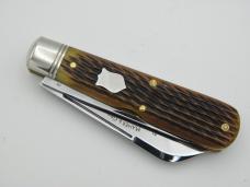 Maher & Grosh #740 Farmers Favorite by Great Eastern; 3 7/8” closed, jigged bone handles
