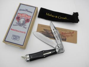 Maher & Grosh #69 General Custer’s Famous Hunting Knife by Queen Cutlery; 5 1/4” closed, carbon stee