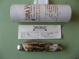 TUNA VALLEY SECOND MODEL  2010 CIGAR CONGRESS BURNT STAG 61 0F 75