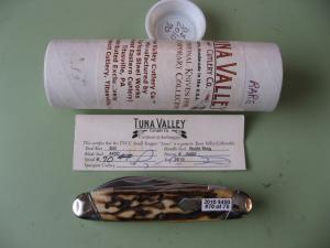 TUNA VALLEY SECOND MODEL  2010 CIGAR CONGRESS BURNT STAG #70 0F 75