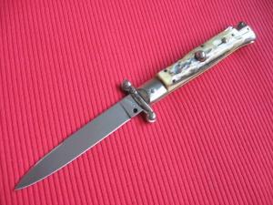 Vintage 1960's Italian "INOX PATENT" Swing Guard STILETTO Switchblade