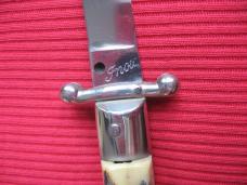 Vintage 1960's Italian "INOX PATENT" Swing Guard STILETTO Switchblade