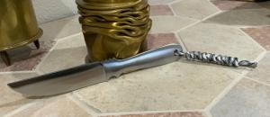 Hand Crafted File Knife w/Lanyard Made in USA