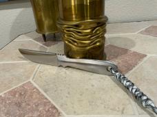 Hand Crafted File Knife w/Lanyard Made in USA