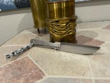Hand Crafted File Knife w/Lanyard Made in USA