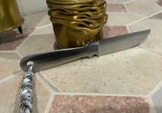 Hand Crafted File Knife w/Lanyard Made in USA