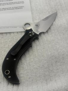 Spyderco C40GP Khalsa Folder New In Box Made In Seki Japan Discontinued