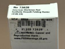 Case XX™ American Workman Red Folding Hunter 73928 Carbon Steel Knife
