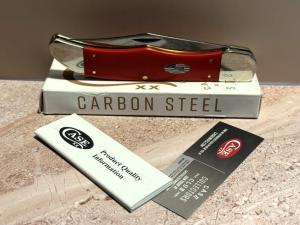 Case XX™ American Workman Red Folding Hunter 73928 Carbon Steel Knife