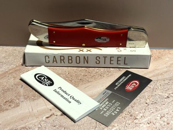 Case XX™ American Workman Red Folding Hunter 73928 Carbon Steel Knife Case XX™ American Workman Red Folding Hunter 73928 Carbon Steel Knife