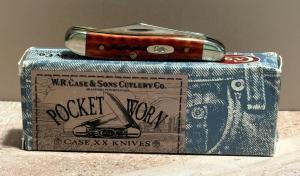 2006 Case XX™ Jigged Old Red Bone Pocket Worn Peanut Stainless Pocket Knife 00781