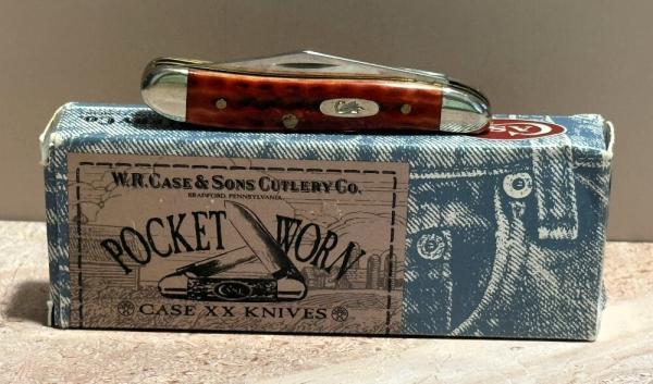 2006 Case XX™ Jigged Old Red Bone Pocket Worn Peanut Stainless Pocket Knife 00781 2006 Case XX™ Jigged Old Red Bone Pocket Worn Peanut Stainless Pocket Knife 00781