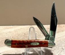 2006 Case XX™ Jigged Old Red Bone Pocket Worn Peanut Stainless Pocket Knife 00781