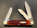 Rare Vintage CASE XX 1940~1950 Big Cigar 6394-1/2 Long Pull Red Bone 4-1/2” Beautiful Knife EXCELNT+