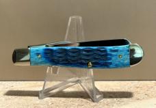 2024 Case XX™ Mini Trapper Jigged Sky Blue Bone 50641 Stainless 