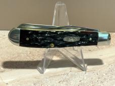2024 Case xx Crimson Red Bone Peach Seed Jig Mini Trapper New in Box.