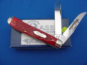 Case Classic 620071/2 Red Bone Handle Trapper Knife 1 of 200
